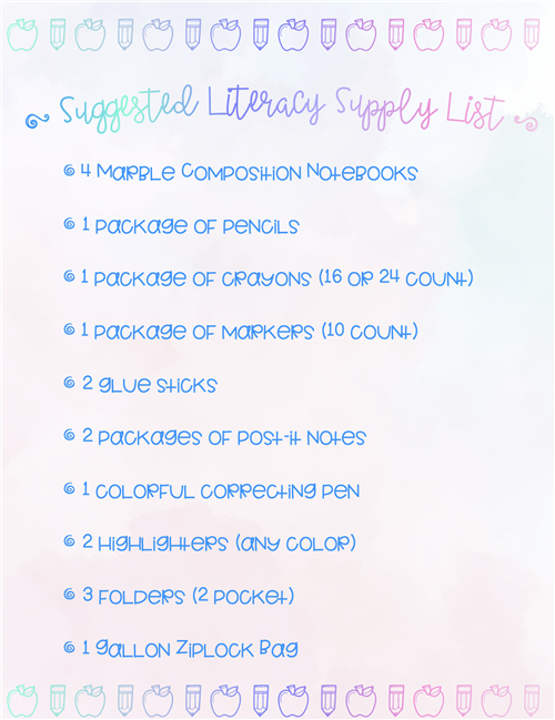 Supply List